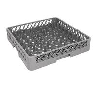 Vogue Panier/casier à assiettes pour lave vaisselle, gris, dimensions : 100(H)x500(L)x500(P) mm, Pour tasses, plats et récipients, Séchage rapide, usage commercial et domestique, K909