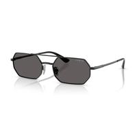 Vogue - Lunettes de Soleil Géométriques en Métal Gris Foncé - unisex - Accessoires - Noir - Taille: 55 MM