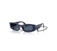 Vogue - Lunettes de soleil rectangulaires - Femme - Accessoires - Bleu - Taille: 53 MM