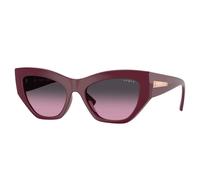 Vogue - Lunettes de Soleil Rouge Cerise avec Verres Gris - unisex - Accessoires - Rouge - Taille: 53 MM