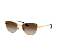 Vogue - Lunettes de Soleil Style Papillon en Or - unisex - Accessoires - Jaune - Taille: 56 MM
