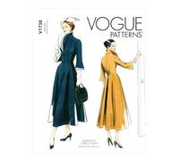 Vogue Misses Dress Patterns V1738A5 Patrons de Robes pour Femme, Blanc, A5 (6-8-10-12-14)