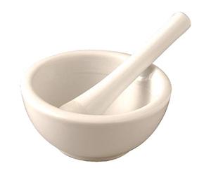 Vogue Mortier et pilon en porcelaine 115 mm