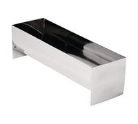 Vogue - Moule à terrine en U en inox 1,1 L / 260 mm, argent, Taille : 260 x 80 x 75 mm, Entretien réduit, E585