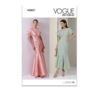 Vogue Paper Pattern V2027R5 Robe pour femme en deux longueurs R5 (42-44-46-46-48-50)