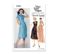 Vogue Paper Pattern V2040H5 Robes Portefeuille Avant pour Femme par Diane Von Furstenberg H5 (36-36-38-40-42)