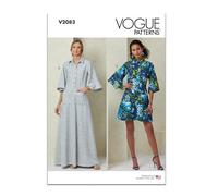 Vogue Paper Patterns V2083B5 Patrons de robes pour femme en deux longueurs B5 (36-38-40-42-44)