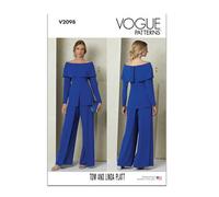 Vogue Paper Patterns V2098B5 Patrons de haut et pantalon pour femme par Tom and Linda Platt Taille B5 (36/38/40/42/44)