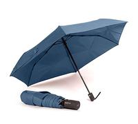 Parapluie pliable VOGUE Magic Easy Fold (plié automatique), avec ouverture et fermeture automatique, tissu 100% Eco Rpet. avec bouteilles en plastique recyclé, Wind Proff avec protection UV (Bleu)
