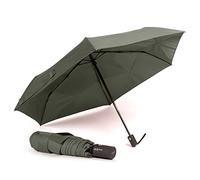 VOGUE Parapluie pliable Magic Easy Fold (plié automatique), avec ouverture et fermeture automatique, tissu 100% Eco Rpet. avec bouteilles en plastique recyclé, Wind Proff avec protection UV (Vert)