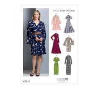 Vogue Patron de couture 9345 Robes E5 (42-46-48-50)