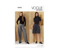 Vogue Patron de couture V2070Y5 Short et pantalon pour femme Y5 (46-48-50-52-54)