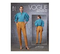 Vogue Patrons de hauts et pantalons pour femme V1704B5 Tailles 36 à 44