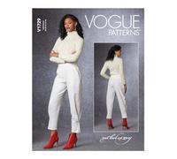 Vogue Patrons de jupe/pantalon pour femme V1729B5 Blanc Taille B5 (36-38-40-42-44)