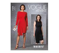 Vogue Pattern V1675A5 Patrons de robe pour femme Format A5 (6-8-10-12-14), papier, Divers