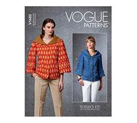 Vogue Pattern V1682A Top A pour femme (A-B-C-D-E-F-G-H-I-J), Papier, Divers