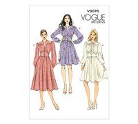 Vogue Patterns 9076, Robe pour Femme, Tailles, Jersey, E5 (42-44-46-48-50)
