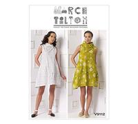 VOGUE PATTERNS 9112 Patrons de Robes pour Femme Tailles XSM(4-6)-SML (8-10)-Med (12-14), (XS - Medium US)