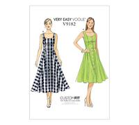 Vogue Patterns 9182 A5 Robes pour Femme, Taille 6-14