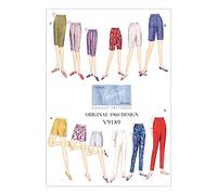 Vogue Patterns 9189 E5 Patrons de Couture Short et Pantalon, Tailles 14-22