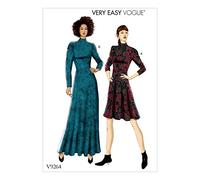 Vogue Patterns 9264 A5, Patrons/Petite Robe, Tailles 6-14, Multicolore