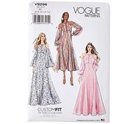 Vogue Patterns 9296 A5 Robe pour Femme, Mouchoir, Multicolore, 15 x 0,5 x 22 cm