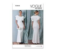 Vogue Patterns Badgley Mischka B5 V1919B5 Robe longue avec ceinture pour femme