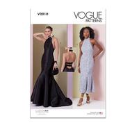 Vogue Patterns Lot de patrons de couture Code V2010, papier, multicolore, tailles 34-36-38-40-42