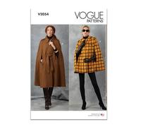 Vogue Patterns Paper Pattern V2054A Capes et ceinture pour femme A (XS-S-M-L-XL-XXL)