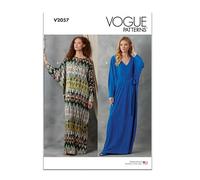 Vogue Patterns Paper Pattern V2057A Motif caftans et écharpe pour femme