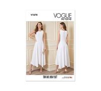 VOGUE PATTERNS Patterns V1878A5 Patrons de robe pour femme A5 (34-38-40-42)