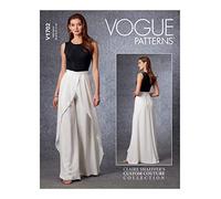 Vogue Patterns V1702H5 Patron de pantalon pour femme Taille 34 à 42