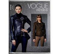 Vogue Patterns V1714B5 Patron de veste pour femme Blanc Taille 36-38-40-42-44