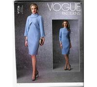 Vogue Patterns V1736E5 Robe pour femme Blanc