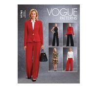 Vogue Patterns V1741A5 Patrons de vêtements de sport pour femme Blanc Taille A5 (6-8-10-12-14)