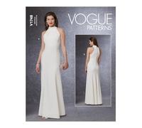 Vogue Patterns V1748AX5 Patrons de couture pour femme Blanc Taille 54 à 40