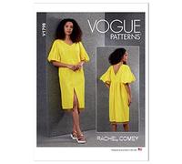 Vogue Patterns V1798B5 Patrons de Robes pour Femme Tailles 36 à 44, Papier, 8-10-12-14-16