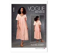 Vogue Patterns V1799Y Robe Y pour femme (XS-S-M)
