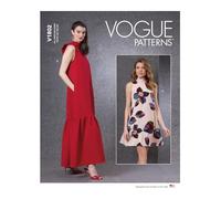 Vogue Patterns V1802A Patrons de robes pour femme en papier Tailles XS S-M-L-XL-XXL