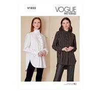 Vogue Patterns V1823F5 Patrons de veste en papier pour femme Taille 44 à 52