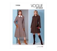Vogue Patterns V1836F5 Patron de veste pour femme Taille 44 à 52