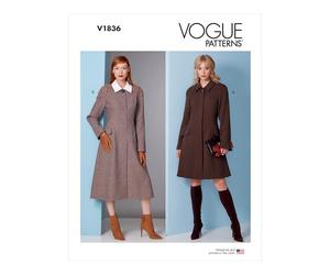 Vogue Patterns V1836F5 Patron de veste pour femme Taille 44 à 52