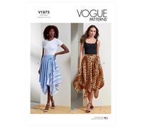 Vogue Patterns V1872A5 Jupe/pantalon pour femme A5 (34-36-38-40-42)