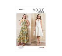 Vogue Patterns V1882B5 Robe pour femme B5 (36-38-40-42-44)