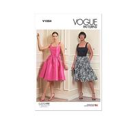 Vogue Patterns V1884A5 Robe pour femme A5 (34-38-40-42)