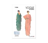 Vogue Patterns V1886A Robe pour femme A (XS-S-M-L-XL-XXL)