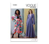 Vogue Patterns V1921E5 Robe pour femme en deux longueurs E5 (42-44-46-48-50)