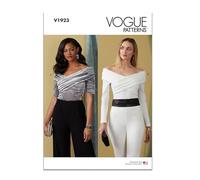 Vogue Patterns V1923B5 Body à épaules dénudées pour femme B5 (36-38-40-42-44)