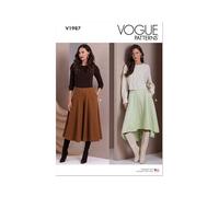 VOGUE PATTERNS V1987B5 Jupe et jupe-culotte pour femme B5 (36-38-40-42-44)
