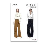 Vogue Patterns V2138U5 Patron de couture pour pantalon enveloppant pour femme Taille 44-46-48-50-52